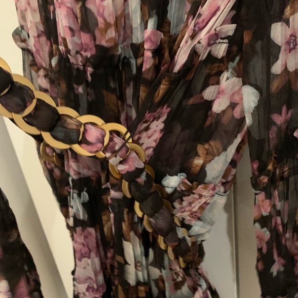 Zimmermann Tiered Mini dress with belt - Picture 4 of 5